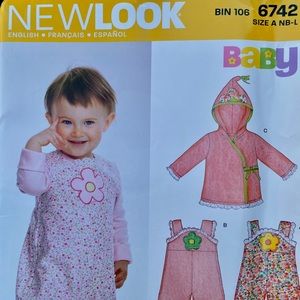 New Look Baby 6742 sewing pattern brand new